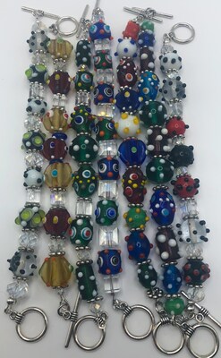 Bracelet - glass beads - image3